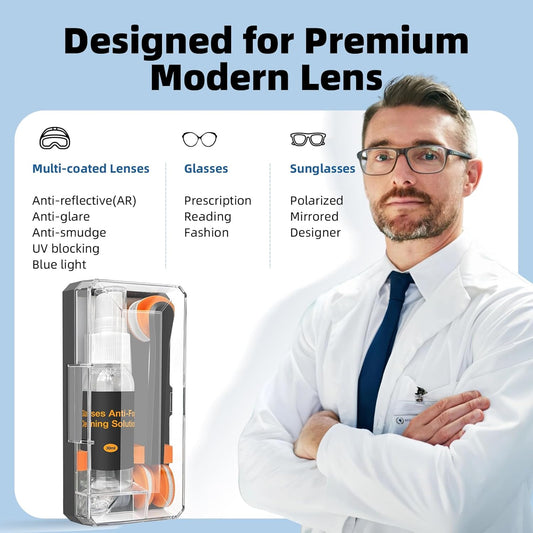 The Ultimate Guide to Crystal-Clear Vision: Ordilends Professional Eyeglass Cleaning Kit