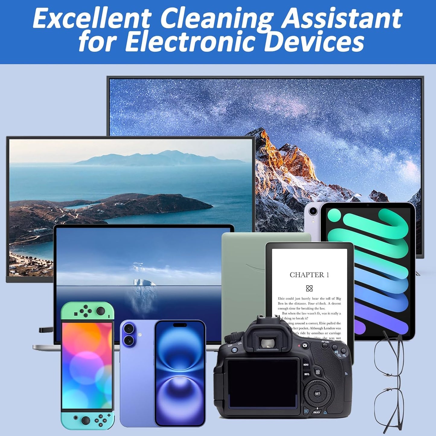 Computer Screen Cleaner Spray and Wipe